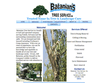 Tablet Screenshot of bataniantreeservice.com